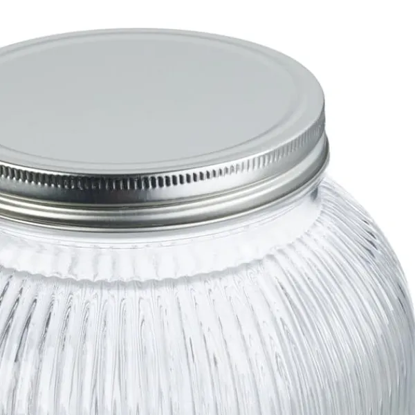 Drikkevareautomater>Drikkeautomat, Riflet Glas, 30x18,5x24 cm, Transparent