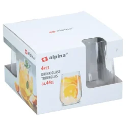 Glas>Drikkeglas 44 cl i 4-pak