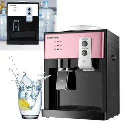 Vandkølere>Drikkevandsdispenser, 550W opvarmningskraft, stilfuldt design,Rosaguld