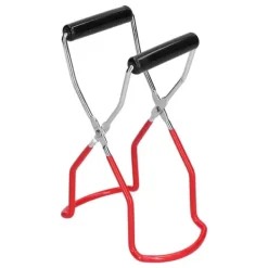 Dåsebeholder Multifunktionel Rustfrit Stål PP Anti-Skoldning Bakke Opvaskeklemme Køkkenværktøj (Rød)