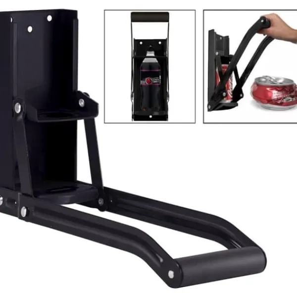 Dåseknuser Flaskeknuser til Aluminium Seltzer Sodavand Øldåser og Flasker til Genbrug