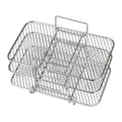 Dual Air Fryer Rack kompatibel för Ninja Multi Layered Dehydrator Racks 304 rostfritt stål Dual Air Fryer Stativ Stativ Air Fryer Tillbehör Clearance