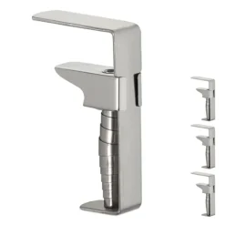 Dugklemmer, 8x4,5x1,7 cm, Sølv Clearance