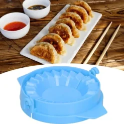 Dumpling Form Husholdnings Manuel Dumpling Maker Køkken Gadget ToolsBlå Discount
