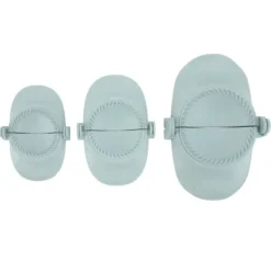 Køkkenforme>Dumpling Maker Sæt - 3 forskellige størrelser Empanadas presseform til køkkenmadlavning (blå)