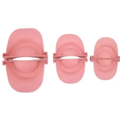Køkkenforme>Dumpling Maker Sæt - 3 størrelser hvedehalm Empanadas presseform til køkkenmadlavning (Pink)