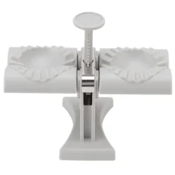 Dumpling Mold Machine Automatisk ABS og rustfrit stål dobbelthoved dumpling maker til hjemmekøkken Sale