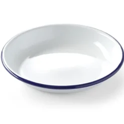 Dyb emaljeret plade, hvid, diameter. 220 mm Hendi 621264 Outlet