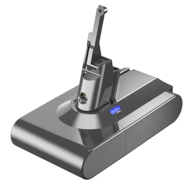 Dyson V8 batteri 6800 mAh, erstatningsbatteri til V8 Absolute/Animal (SV10), lysegrå, genopladeligt Best