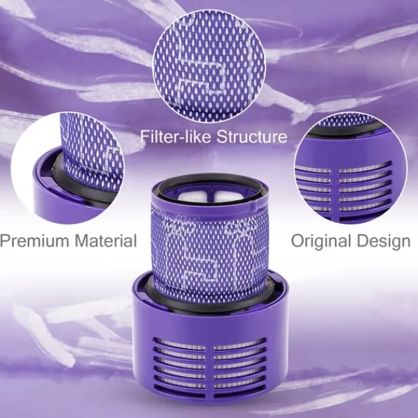 Støvsugertilbehør>Efterfilter til Dyson V10 / SV12 støvsuger 2-pak