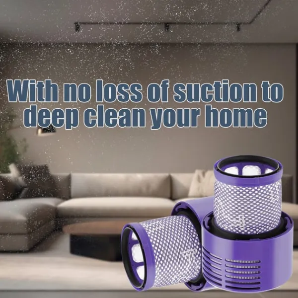 Støvsugertilbehør>Efterfilter til Dyson V10 / SV12 støvsuger 2-pak