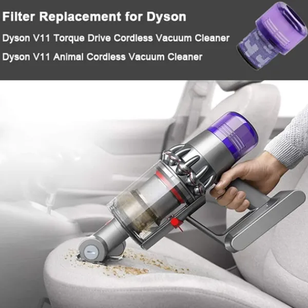 Støvsugertilbehør>Efterfilter til Dyson V11 håndstøvsuger 2-pak