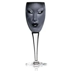 Glas>Electra Wine Glass Black, 45cl - Målerås