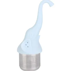 elefantformet tesi silikone tefilter køkkengadget til te (blå) Clearance