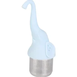 elefantformet tesi silikone tefilter køkkengadget til te (blå) Clearance