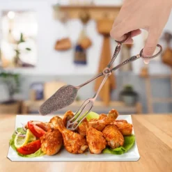 Elegant brødtangklemme i retrostil - rød bronze zinklegering