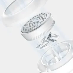 Elektrisk fnugfjerner, genopladelig fnugfjerner med originalt seksbladet bladhoved New