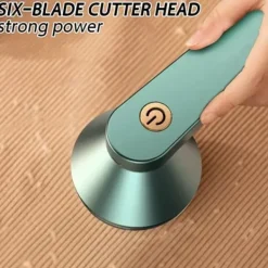 Elektrisk fnugfjerner, genopladelig fnugfjerner med originalt seksbladet bladhoved New