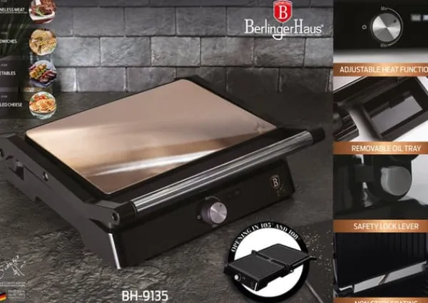 ELEKTRISK GRILL BERLINGER HAUS BH-9135 Discount