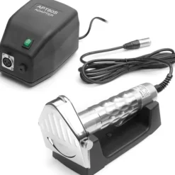 Elektrisk gyros kebabkniv med sliber og stativ 230 V 80 W - Hendi 267264 Outlet