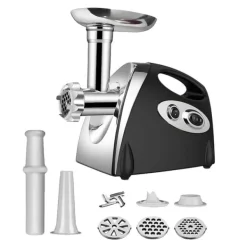 Elektrisk Kødslibemaskine, Tungt Arbejde, Rustfrit Stål,Sort Discount