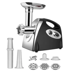 Elektrisk Kødslibemaskine, Tungt Arbejde, Rustfrit Stål,Sort Discount