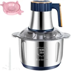 Elektrisk Kødsliber, 5 Hastighedsindstillinger, Rustfrit Stål Design,5L, EU