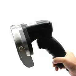 Elektriske Knive>Elektrisk kebabkniv, håndholdt 80W, justerbar skivetykkelse, med klingesliber, sort