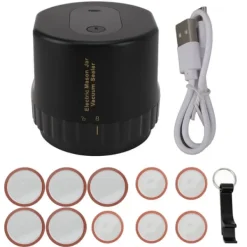 Vakuumpakkere>Elektrisk Mason Jar Vacuum Sealer Genopladelig Automatisk Trådløs Krukke Vacuum Sealer til Home Sort