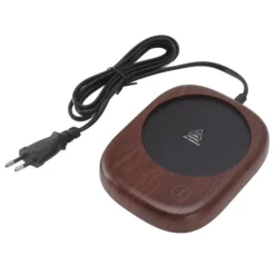 Elektrisk mugg varmare Snabbuppvärmning Automatisk Håll varm Träsäd Dryckeskopp varmare EU-kontakt AC100‑240V Discount