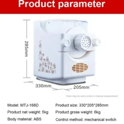 Elektrisk Noodle Maskine, Automatisk Betjening, Multifunktionelt Design,HVID, EU