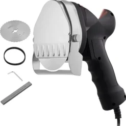 Elektrisk shawarma-kniv til tyrkisk döner kebab og gyros med 2 blade. Effektiv skæring af kød! Best