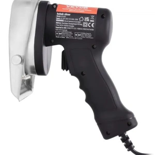 Elektrisk shawarmakniv, 19x13x19 cm, rustfrit stål Outlet