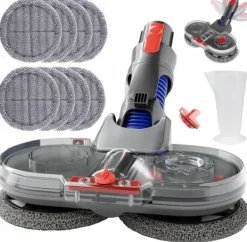 ELEKTRISK TURBO MOPPEBØRSTE TIL DYSON V7 V8 V10 V11 V15 8x MOPPER Hot