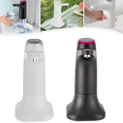 Elektrisk Vanddispenser - Pumpe - Flow 1,2 L/min - Batteri 1200 mAh - USB-opladning 5 V 4 W - Støj 55 dB - Til flaske/bord - Sort Hot