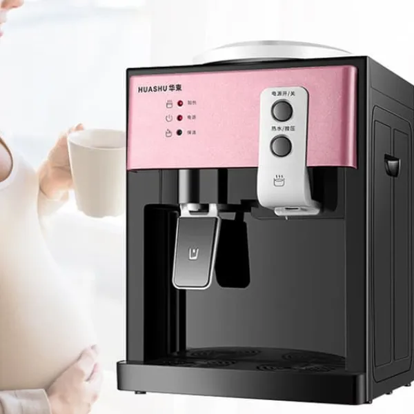 Vandkølere>Elektrisk Vanddispenser, 550W Opvarmningskraft, Toplæsning Design, Holdbart Rustfrit Stål