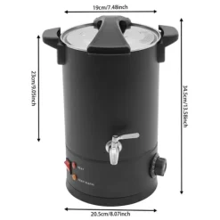 Kopvarmer>Elektrisk voks smelteovn, høj kapacitet, duale strømmuligheder,220V EU