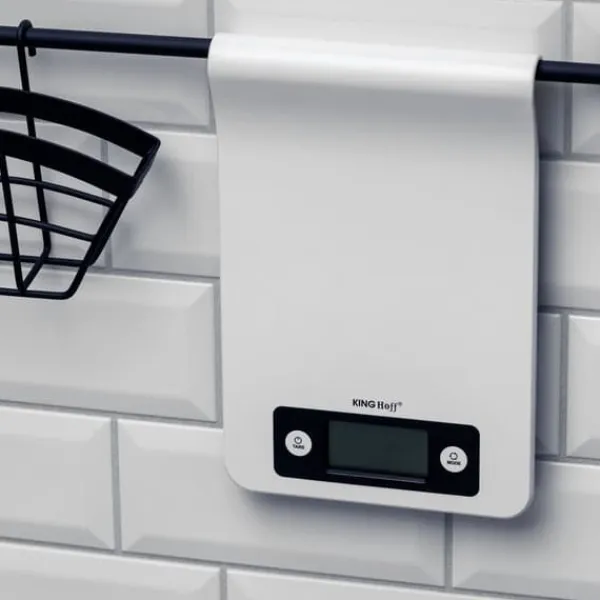 Elektronisk køkkenvægt 1g 5kg på skinne KINGHOFF KH-1822 Hot