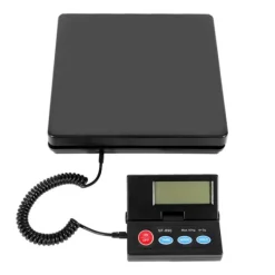 Køkkenvægte>Elektronisk vægt - Digital vægt - Kapacitet 50 kg - Høj præcision - Digitalt display - Sort