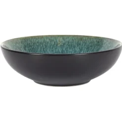 Elia SUPPETALLERKEN 18,5 cm grøn KERAMISK retro Clearance