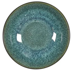 Elia SUPPETALLERKEN 18,5 cm grøn KERAMISK retro Clearance