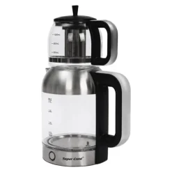 Elkedel, 1L & 2L kapacitet, dobbelt temperaturmuligheder, moderne design,3.0L, Klar Discount
