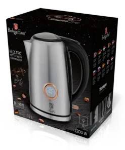 Elkedel 1,7l med termometer BERLINGER HAUS BH-9073 New