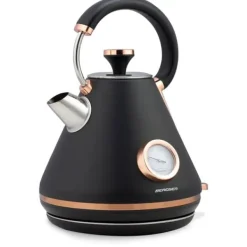 Elkedel med termometer 1,7L Berdsen BD-701 sort Clearance