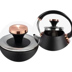 Elkedel med termometer 1,7L Berdsen BD-701 sort Clearance