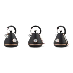 Elkedel med termometer 1,7L Berdsen BD-701 sort Clearance