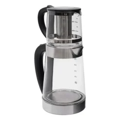 Elkedel, 1800W effekt, 2,5L kapacitet, glas og rustfrit stål, 220V spænding, 80cm strømkabel Best