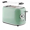 Emerio TO-133281 Brödrost Retro, Grön Hot