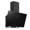 Emhætte, 700 m³/h udsugning, 9 effekttrin,EU, Sort Outlet