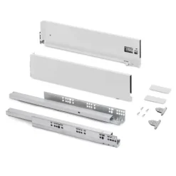 Emuca Vertex 3d Ydre Skuffe 40kg 450x131 Mm Clearance